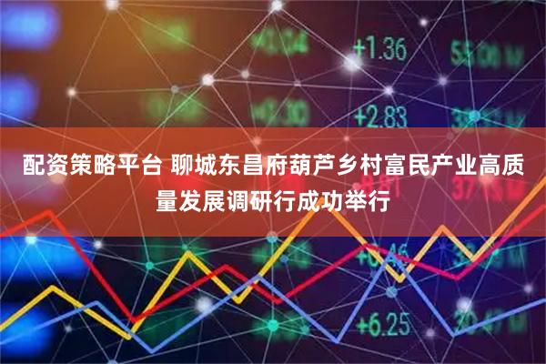 配资策略平台 聊城东昌府葫芦乡村富民产业高质量发展调研行成功举行